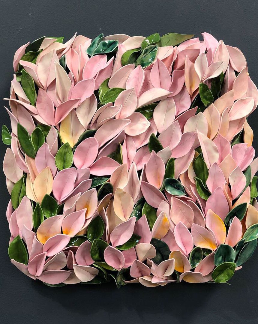 Aqua Butterflies art by Carlie Straka